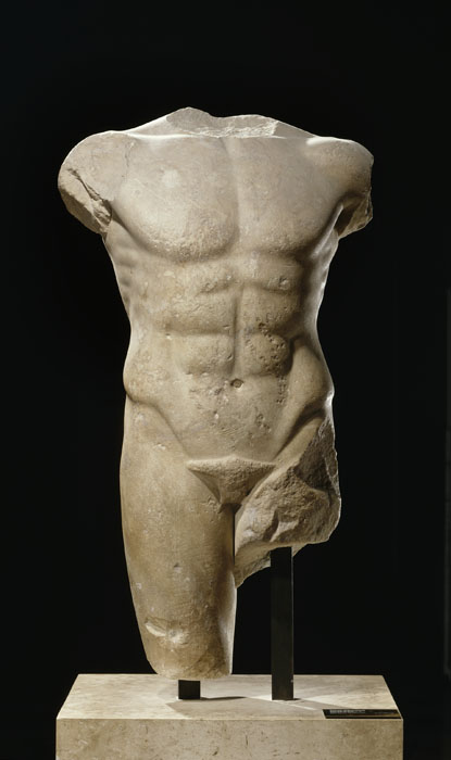 Torso arcaico di Apollo, Louvre